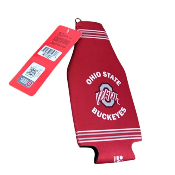 NWT Logo Brands Bottle Koozie Ohio State Buckeyes - Picture 1 of 2